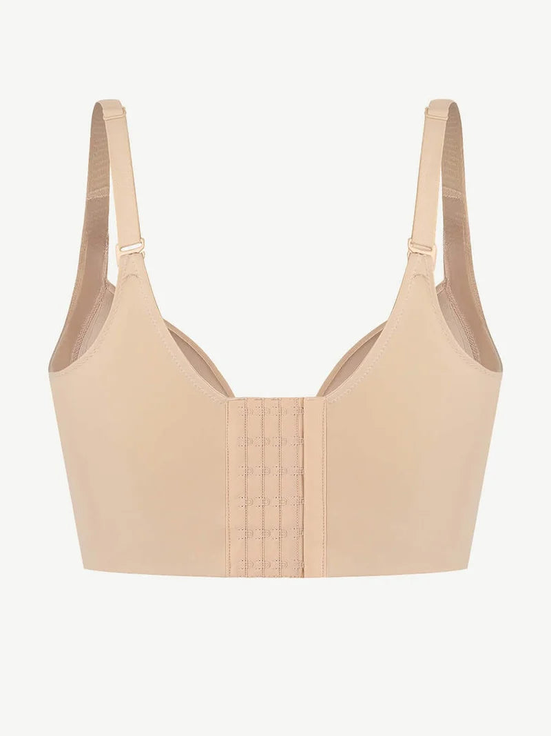Chic Deep Cup Bra with Shapewear Integration to Hide Back Fat
