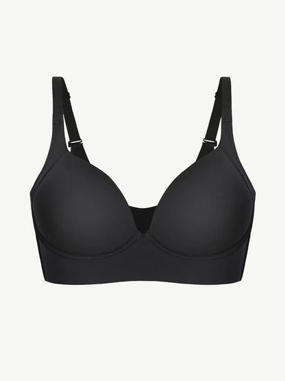 Chic Deep Cup Bra with Shapewear Integration to Hide Back Fat