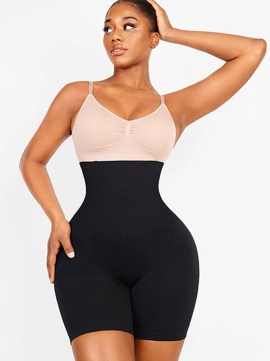 Women's High Waisted Body Shaper Shorts, Tummy Control and Thigh Slimming